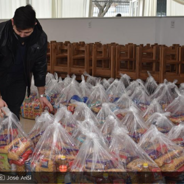 Daecpu realiz&oacute; tercera entrega de canastas alimentarias